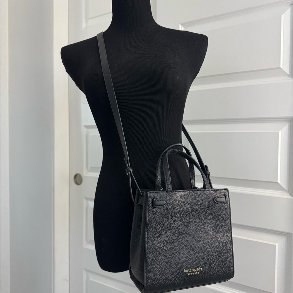 Kate Spade Black Leather Crossbody Bag